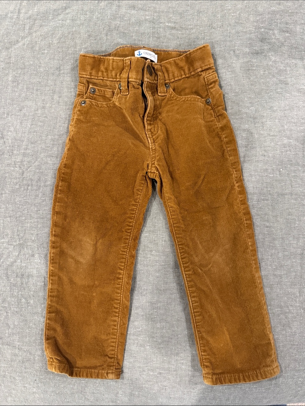 Crewcuts Kids Corduroy Pants in Rust Brown